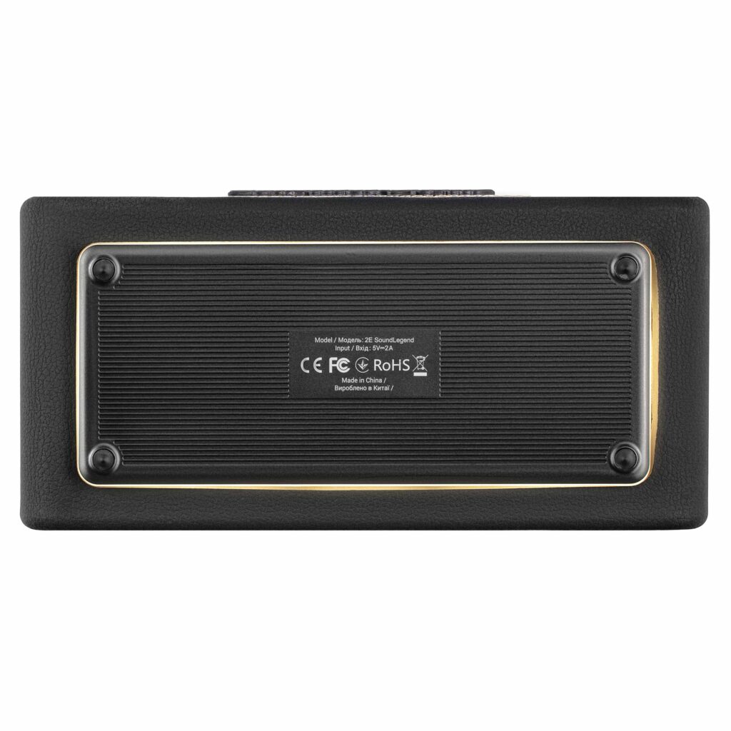Портативна акустична система 2E SoundLegend 80Вт, BT 5.3, TWS, FLAC, MP3, WAV, EQ, PowerBank, IPX6, RGB, Чорний