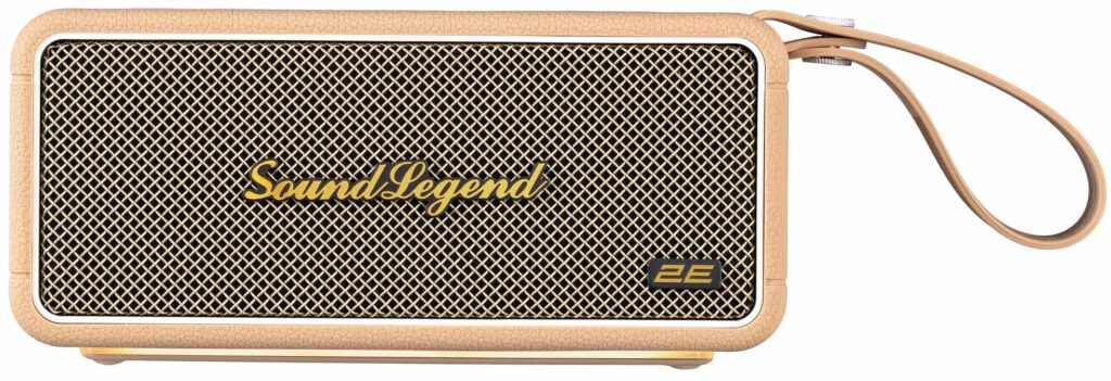 Портативна акустична система 2E SoundLegend 80Вт, BT 5.3, TWS, FLAC, MP3, WAV, EQ, PowerBank, IPX6, RGB, Коричневий