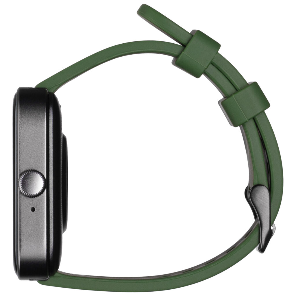 2E Smartwatch Alpha SQ Music Edition 46mm, 1.78″, 368×448, AMOLED, BT 5.2, Black-green + gray strap