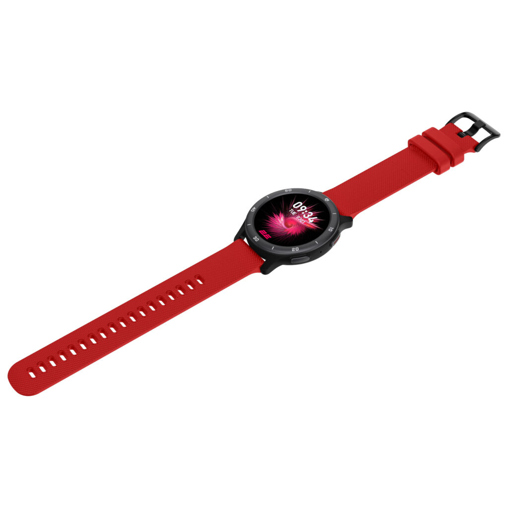 2E Smartwatch Motion GT2 47mm, 1.32″, 360×360, BT 5.2, Black-red + green strap