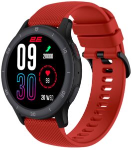 2E Smartwatch Motion GT2 47mm, 1.32″, 360×360, BT 5.2, Black-red + green strap
