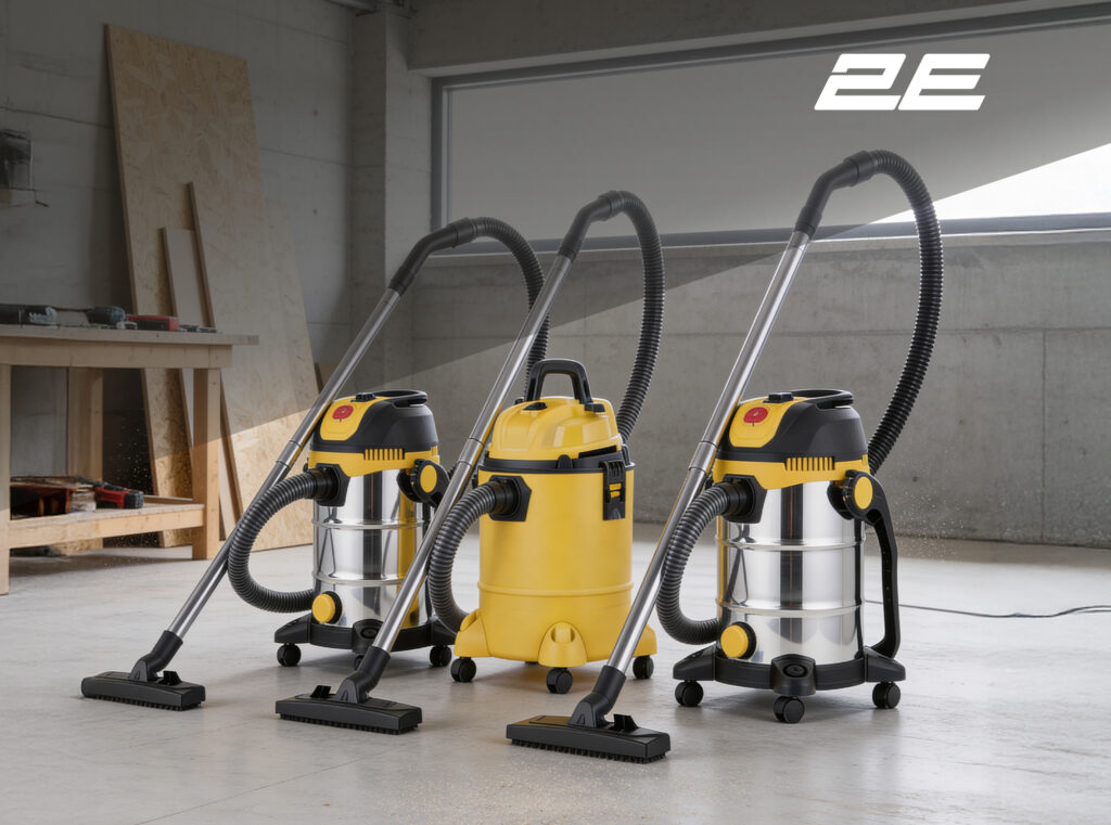 Професійні пилососи 2E PowerClean – надійність і потужність для складних завдань