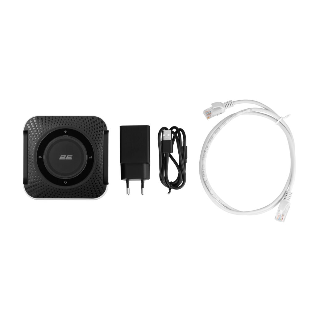 Mobile router 2E PowerLink (MiFi-5 2025) N150, LTE, Wi-Fi4, 1xFE LAN, 1xType-C, 4000mAh black