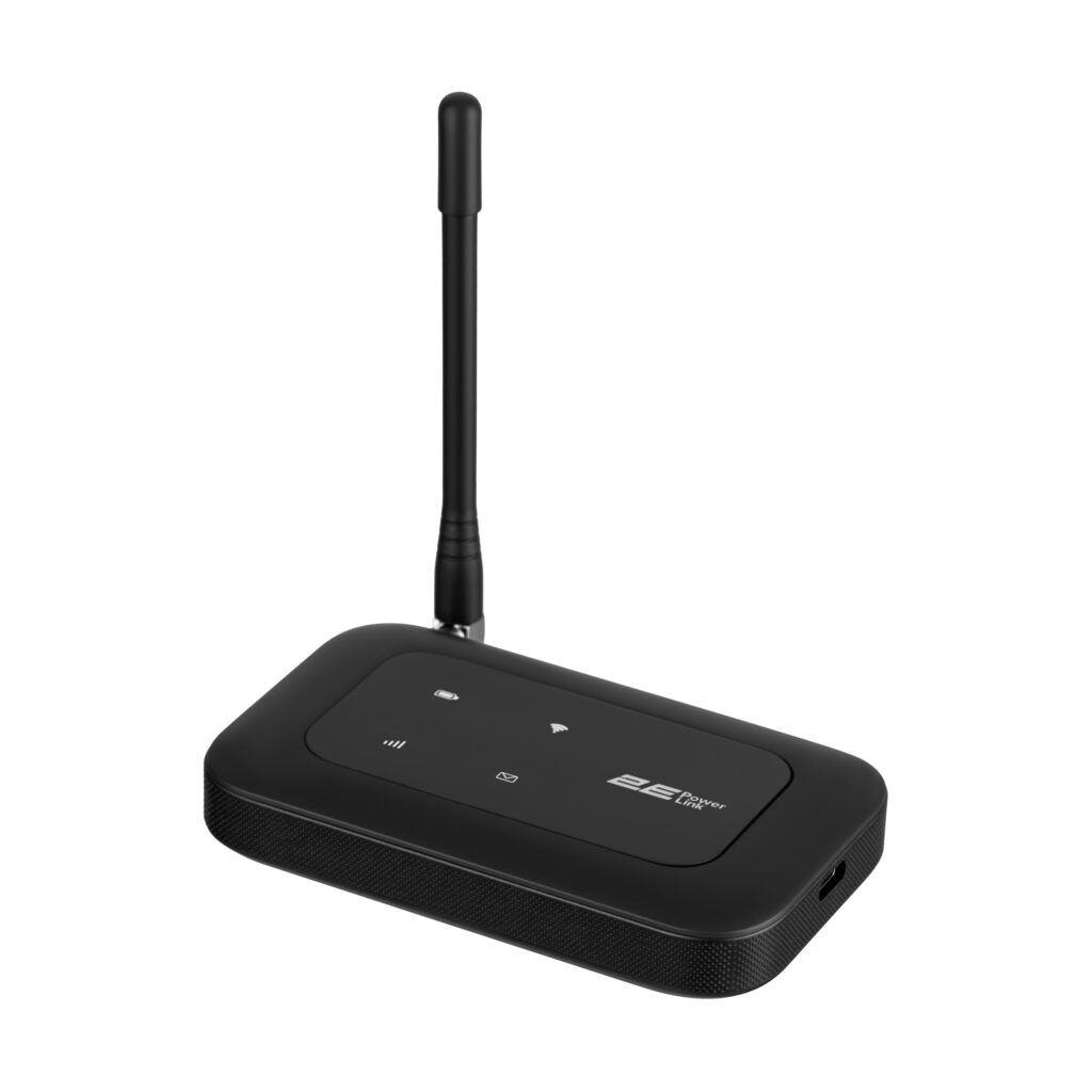 Mobile router 2E PowerLink (MiFi-2 2025) N150, LTE, Wi-Fi4, 1xType-C, 1xCRC9, 3000mAh black