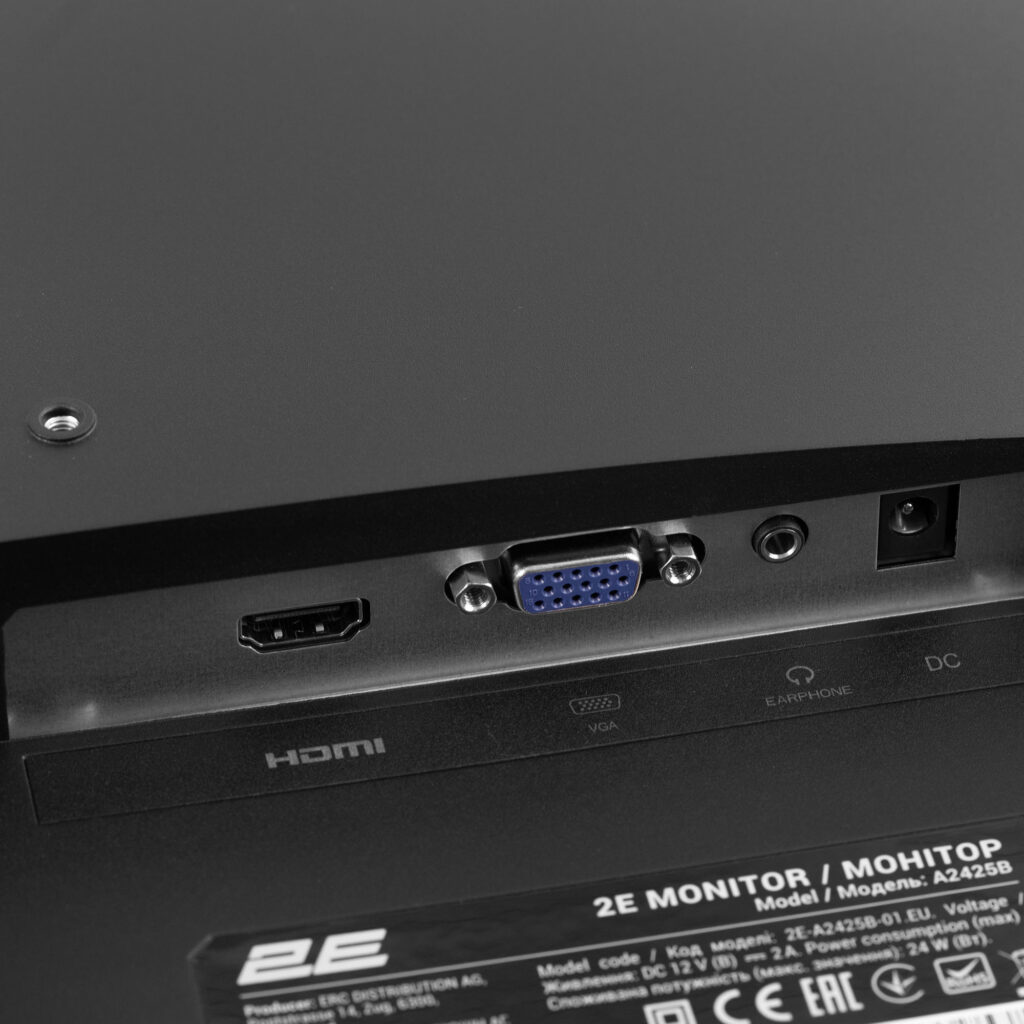 Монітор 2E 23.8″ A2425B D-Sub, HDMI, VA, 100Hz, FreeSync