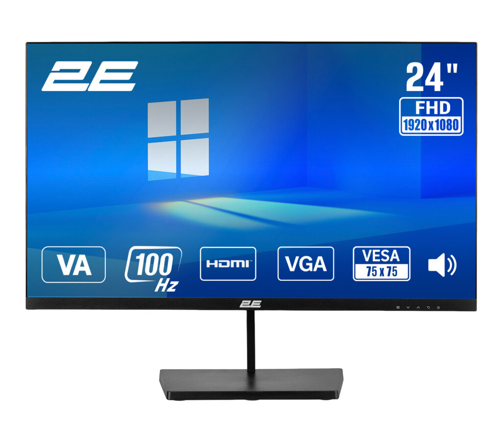 Monitor 2E 23.8″ B2425B D-Sub, HDMI, MM, VA, 100Hz, FreeSync