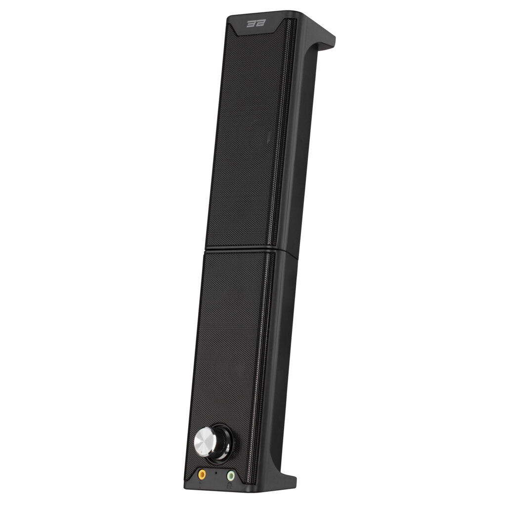 Акустическая система 2E PCS203, 2.0, USB, Metal Black
