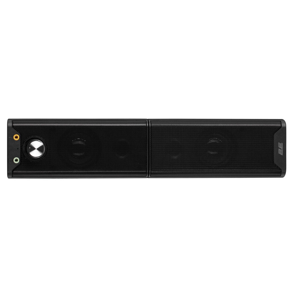Акустическая система 2E PCS203, 2.0, USB, Metal Black