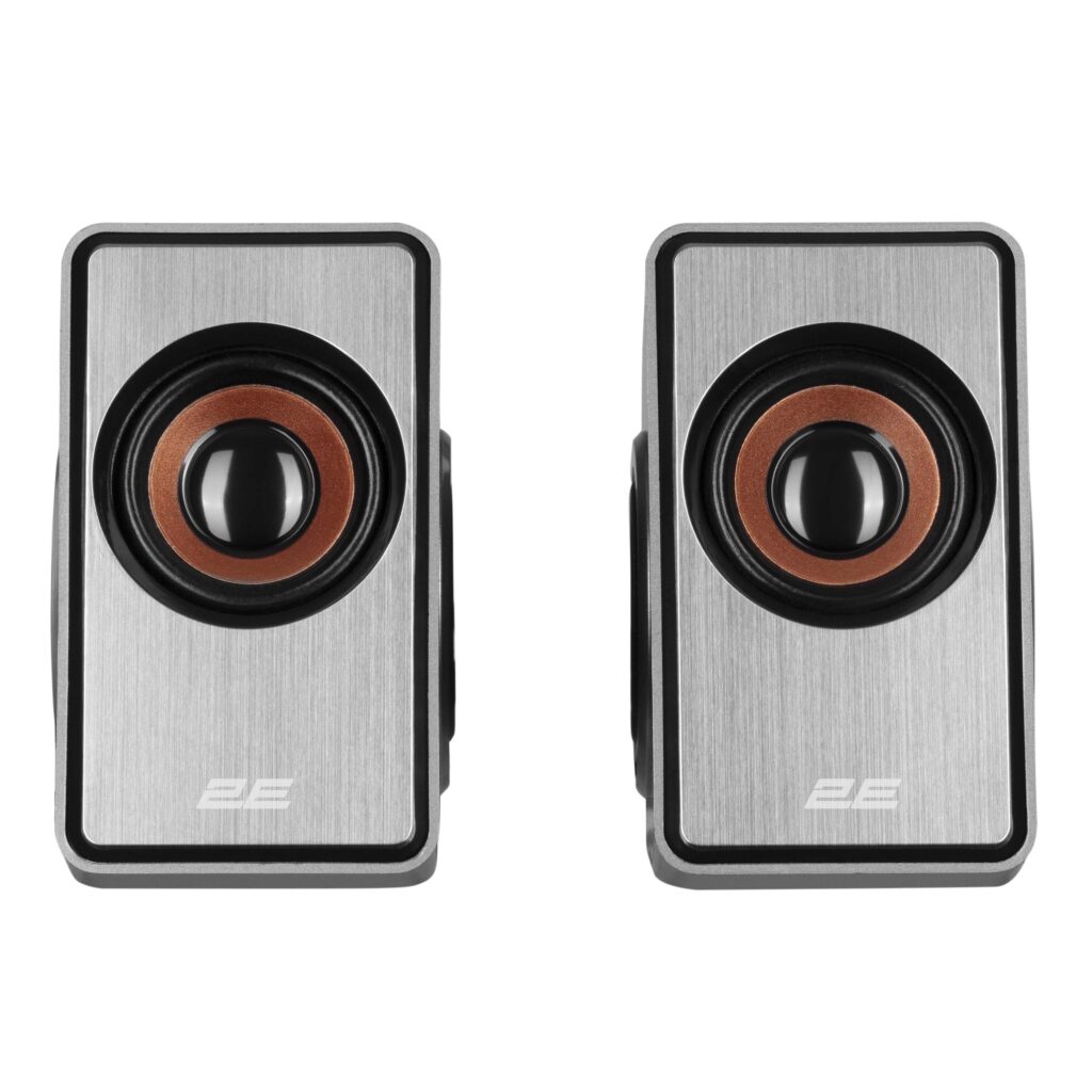 Multimedia speaker 2E PCS204, 2.0, USB, Silver