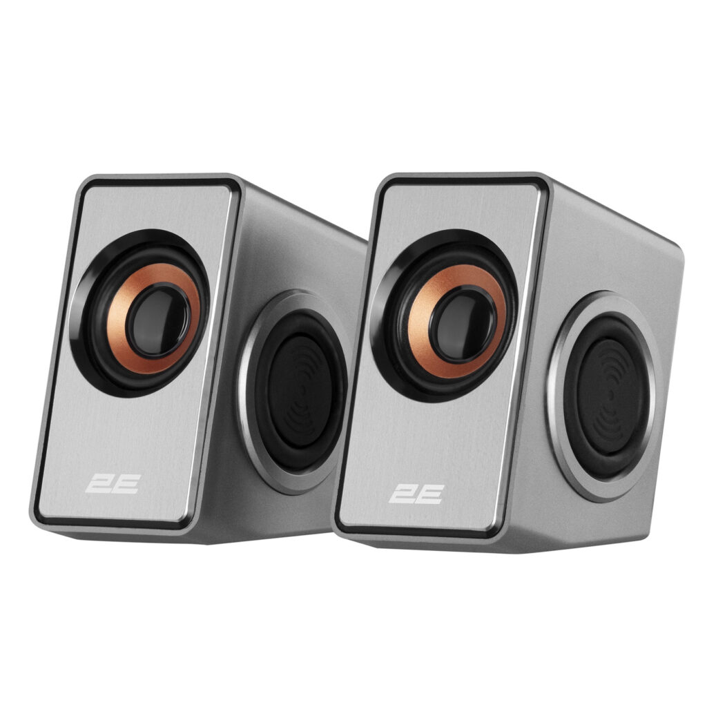 Multimedia speaker 2E PCS204, 2.0, USB, Silver