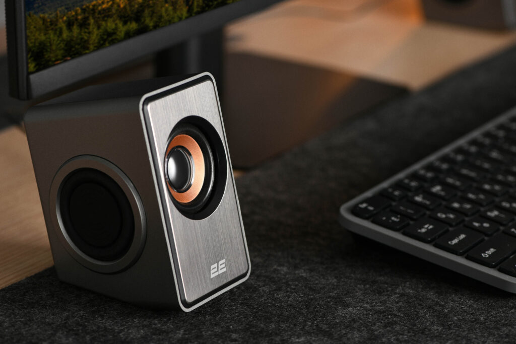 Multimedia speaker 2E PCS204, 2.0, USB, Silver