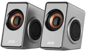 Multimedia speaker 2E PCS204, 2.0, USB, Silver