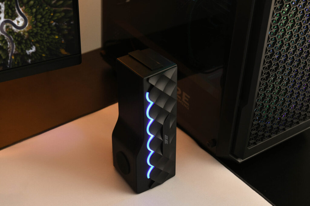 Акустическая система 2E PCS232 RGB, Soundbar, 2.0, USB, Black