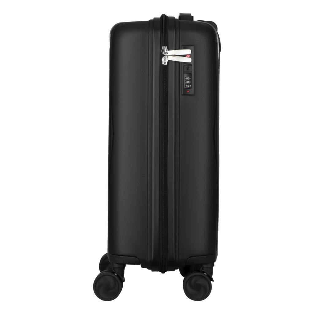 2E Suitcase set 3in1, M7979, polypropylene, (L+M+S), lock (not TSA), anti theft zipper, 4 wheels, black