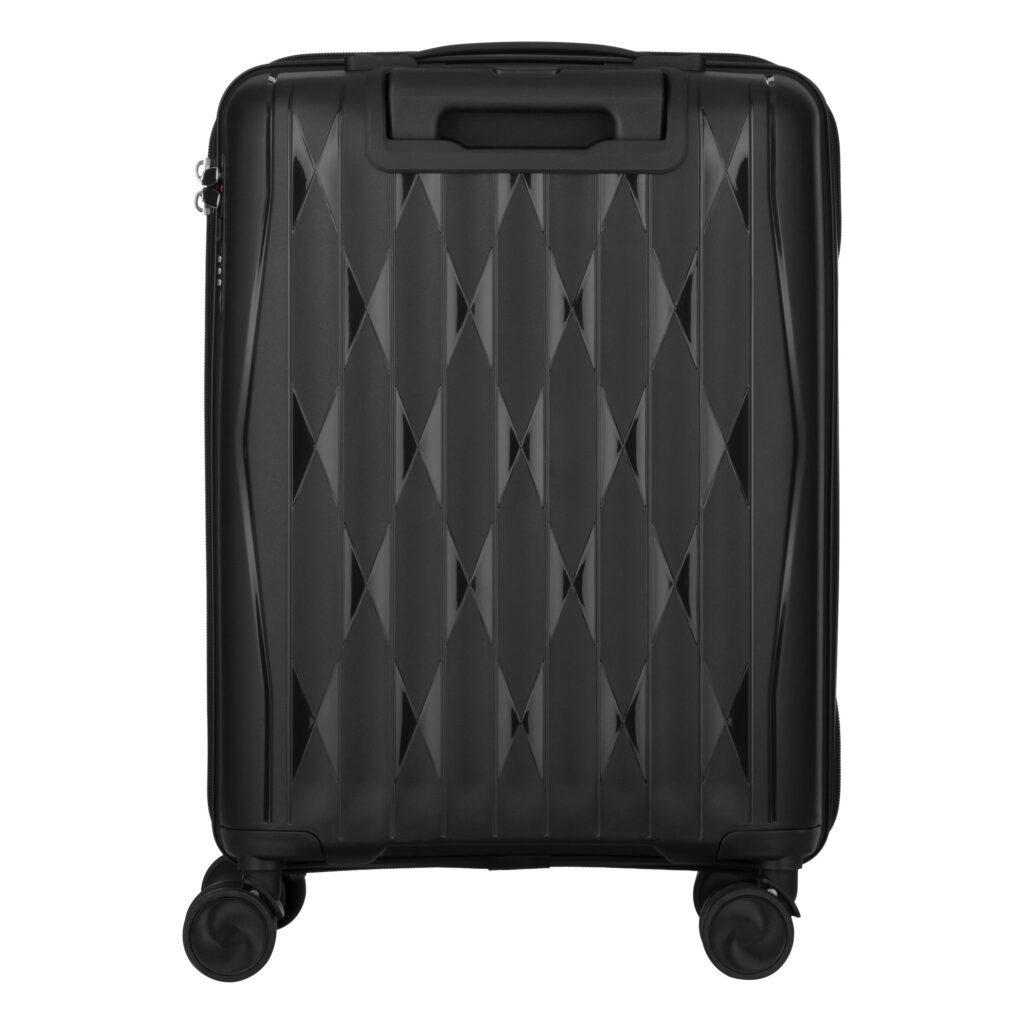 2E Suitcase set 3in1, M7979, polypropylene, (L+M+S), lock (not TSA), anti theft zipper, 4 wheels, black