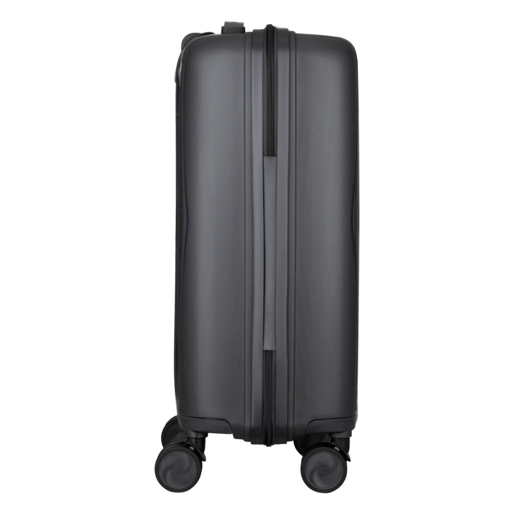 2E Suitcase set 3in1, M7979, polypropylene, (L+M+S), lock (not TSA), anti theft zipper, 4 wheels, dark grey
