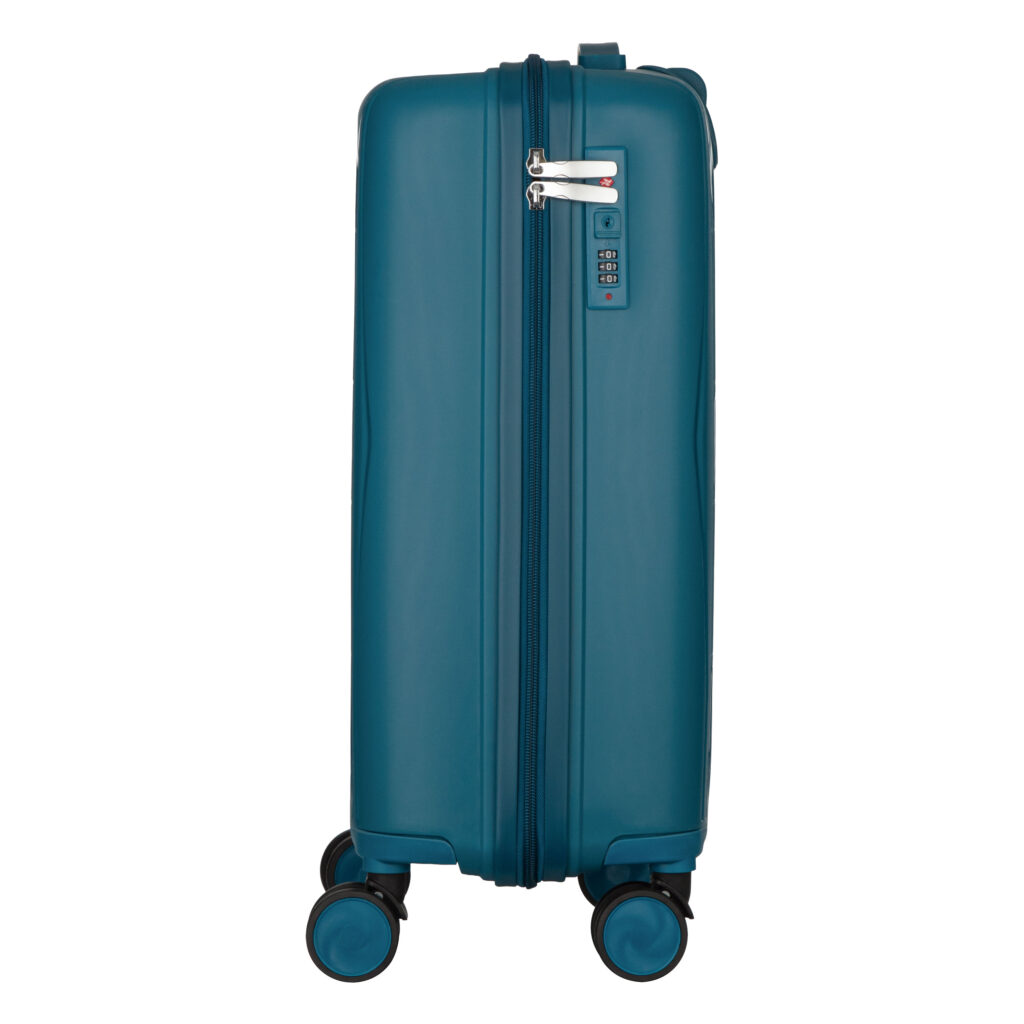 2E Suitcase set 3in1, M7979, polypropylene, (L+M+S), lock (not TSA), anti theft zipper, 4 wheels, light blue