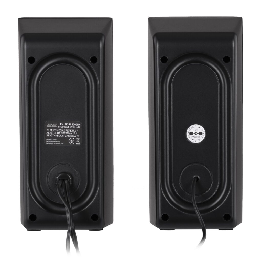 Multimedia speaker 2E PCS202, 2.0, USB, Black