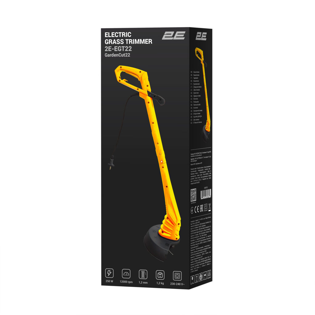 Тример садовий 2E GardenCut 22 250Вт 22см 1.2кг