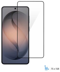 2E Protective glasses for Samsung Galaxy S26+ 5G (S947), 2.5D FCFG, (1 Pack), black border