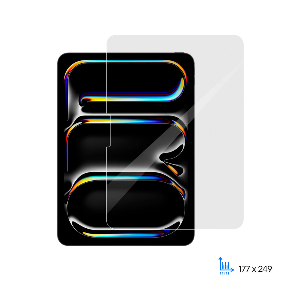 2E Protective glass for iPad Pro 11 (2024), 2.5D, clear