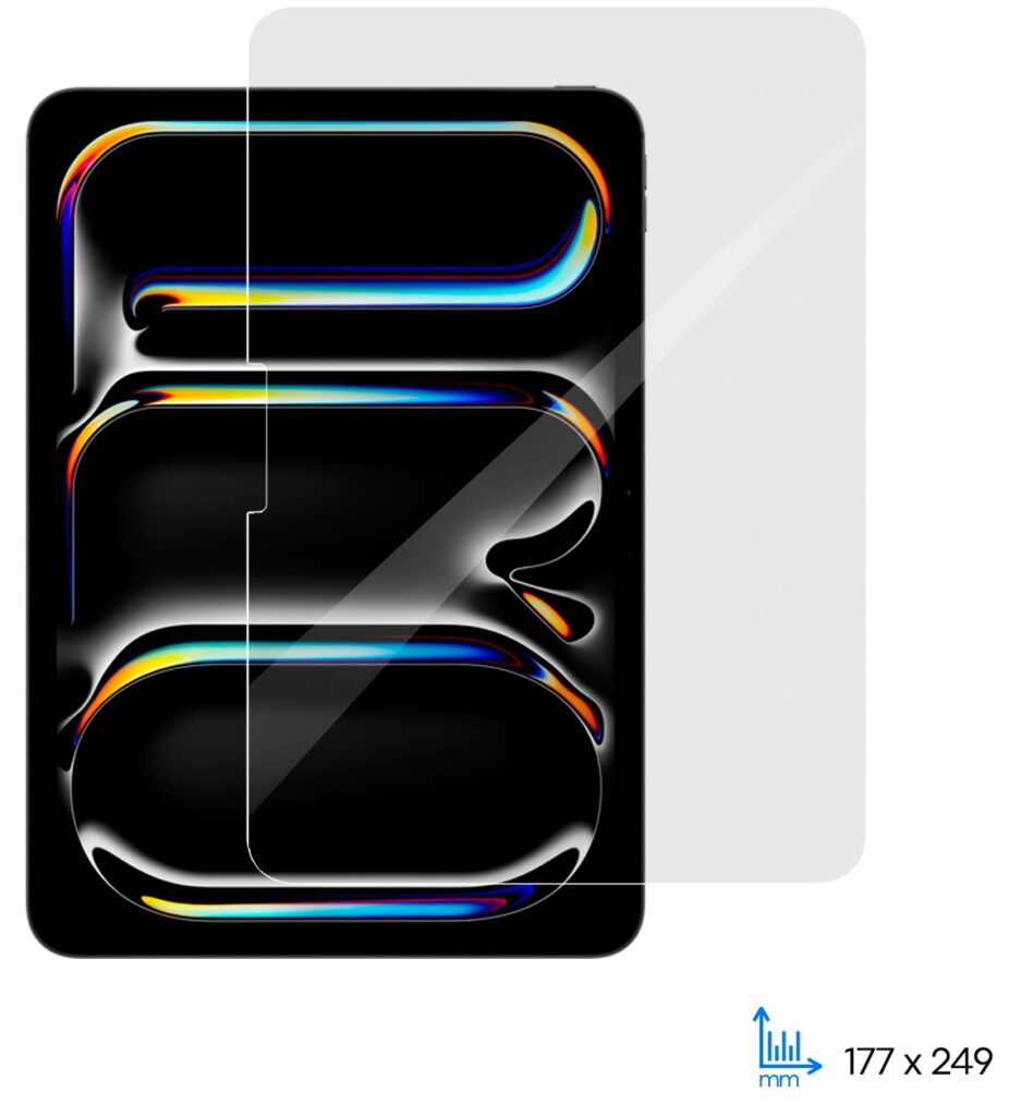 2E Protective glass for iPad Pro 11 (2024), 2.5D, clear