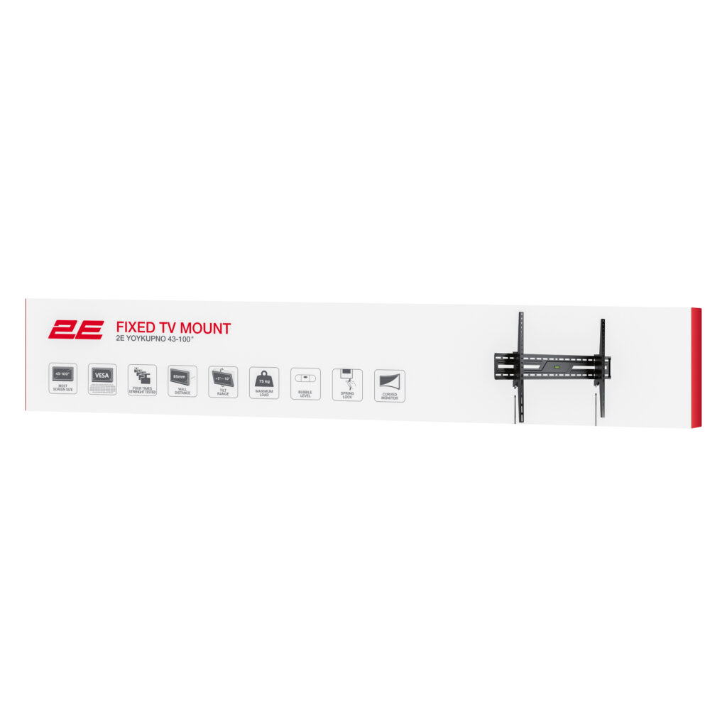 Tilt TV Mount 2E Yoykupno 43″- 100″ 75kg