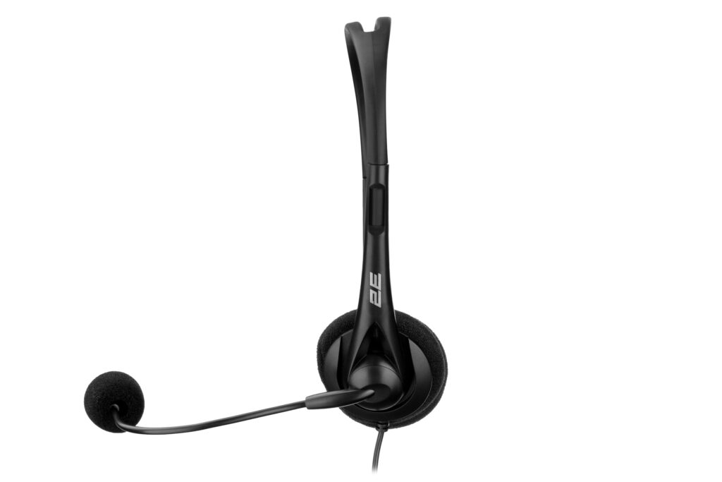 Гарнітура ПК стерео On-ear 2E CH11 mini-jack, omni-mic, 1.2м, чорний