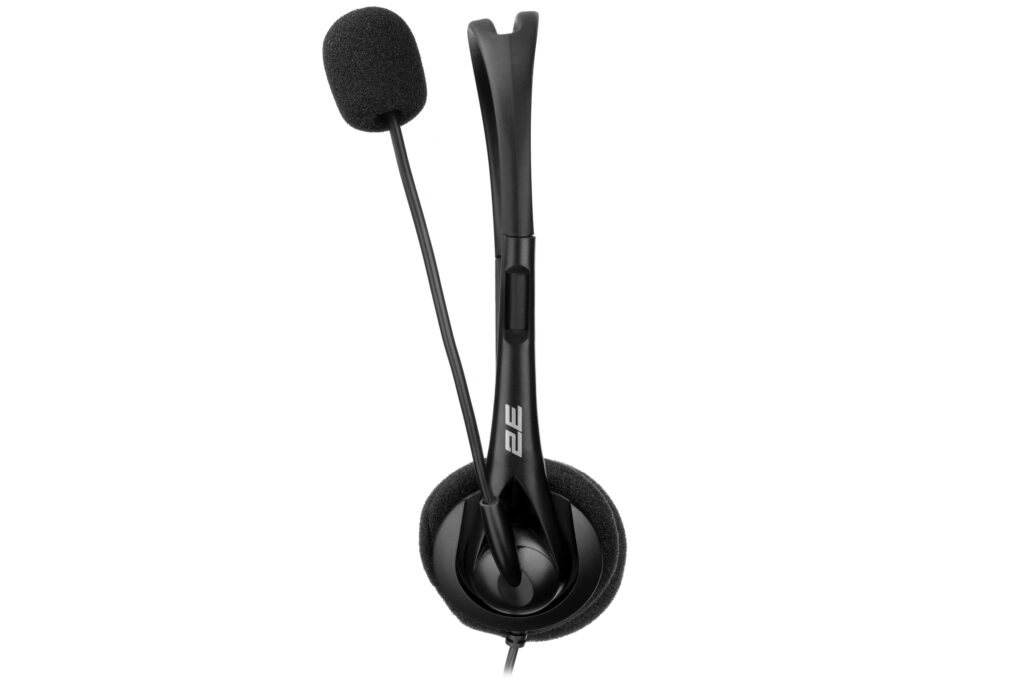 Гарнітура ПК стерео On-ear 2E CH11 mini-jack, omni-mic, 1.2м, чорний