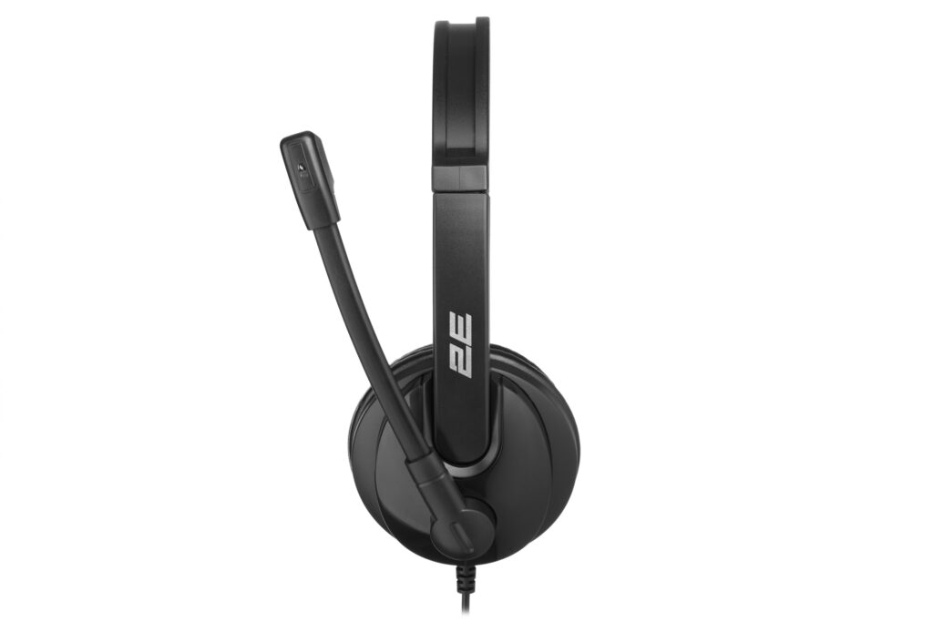 PC headset stereo On-ear 2E CH12 USB, omni-mic, 2m, black