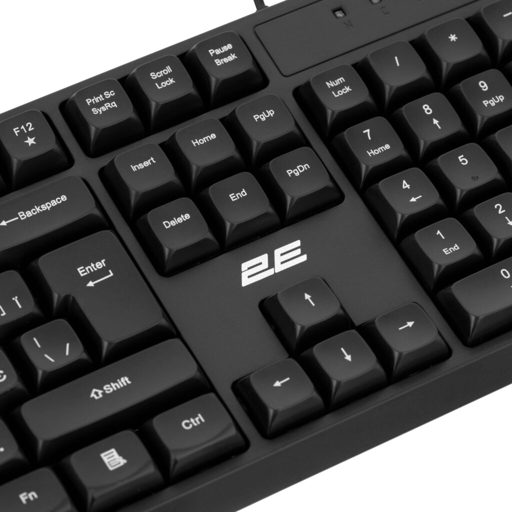 2E Membrane keyboard KS131 104key, USB-A, EN/UK, black