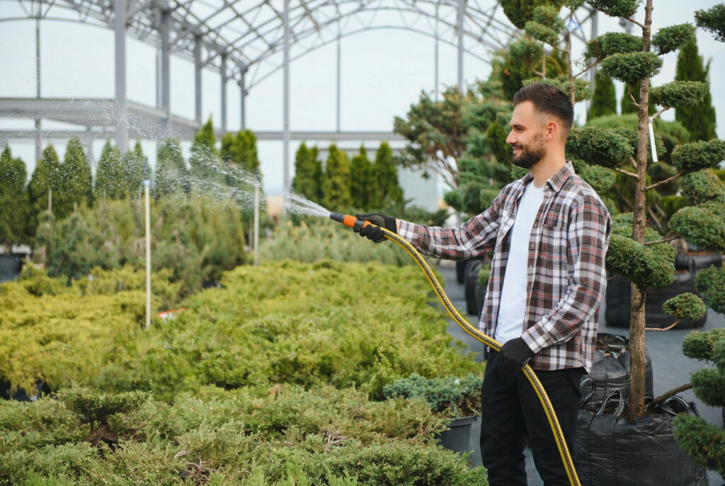 Шланг садовий 2E AquaFlex Solar 3/4″ 12м 4 шари 13бар -10+60°C зрошувач конектор адаптер