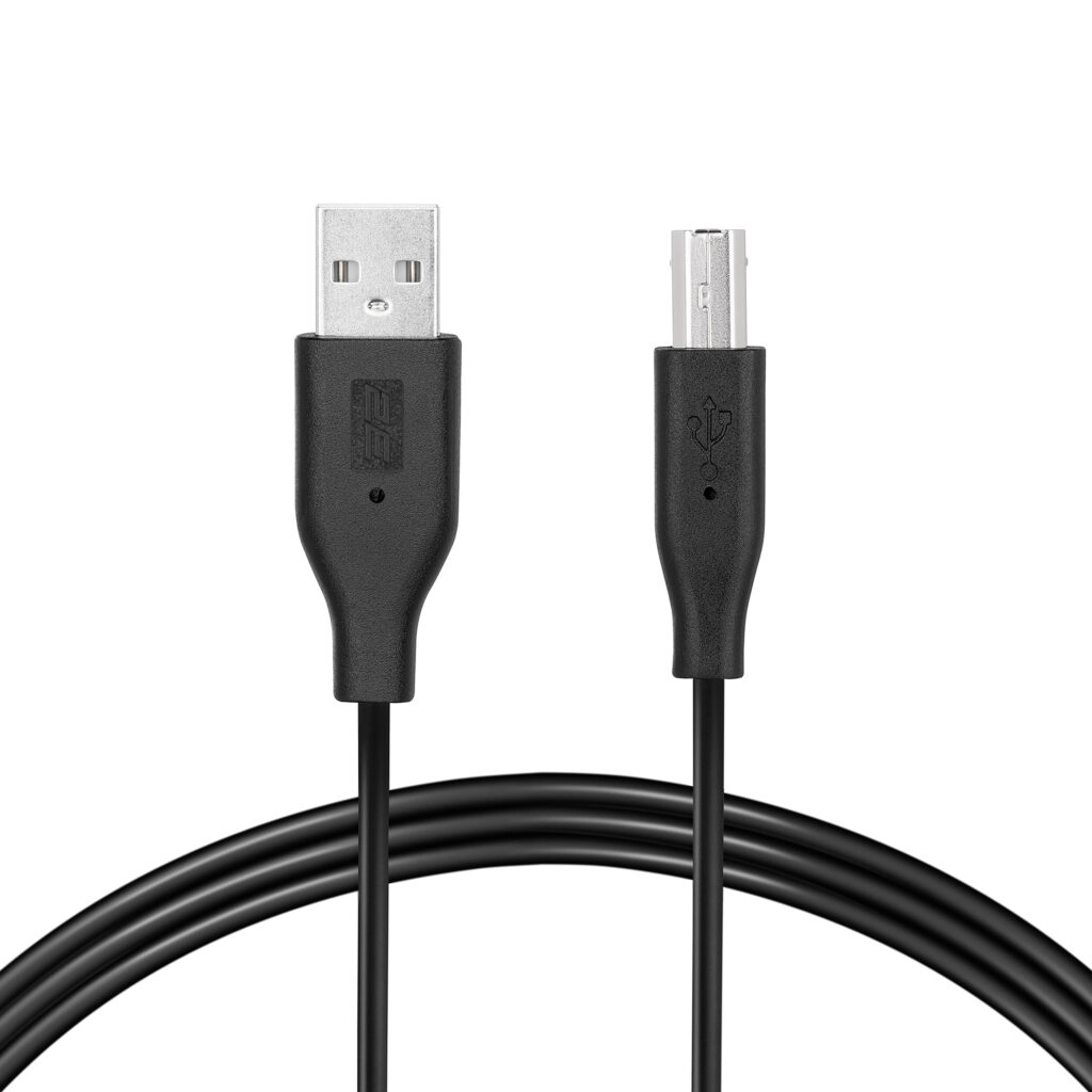 Кабель 2E USB-A (AM/BM) DSTP, 1.8m, black