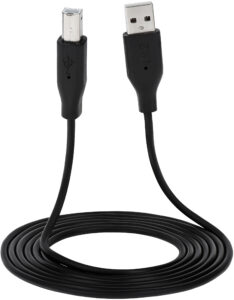 Кабель 2E USB-A (AM/BM) DSTP, 1.8m, black