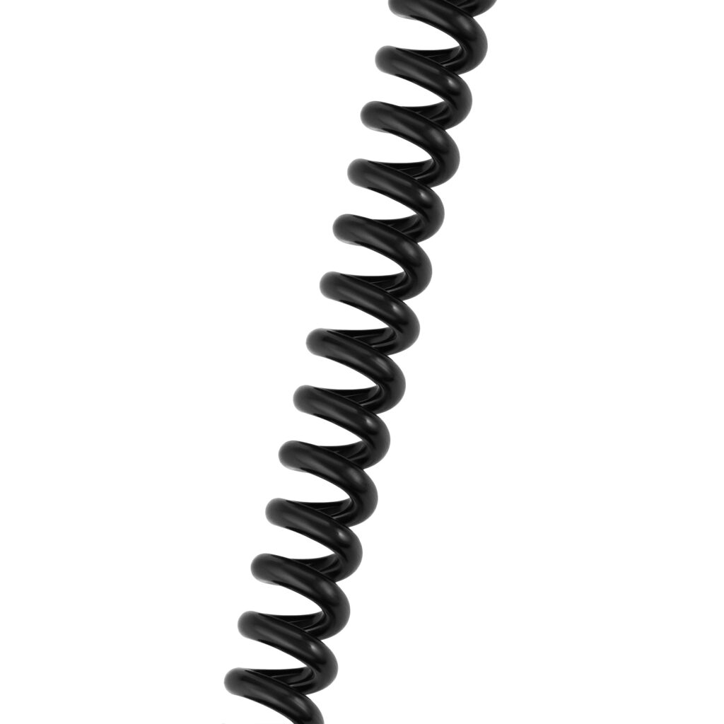 Кабель 2E аудио jack 3.5mm-M Coiled 1.8м Black