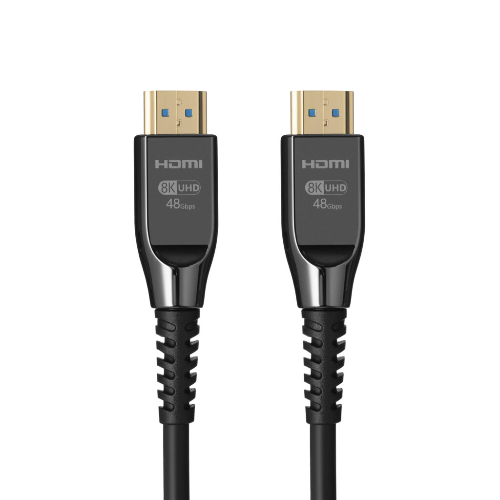 Кабель 2E HDMI (M/M) 10м, 2.1, 8K/60Hz 48Gbps, Optical, чорний