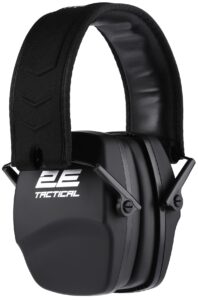 2E Tactical protective earmuffs Defense Black NRR: 25 dB, passive