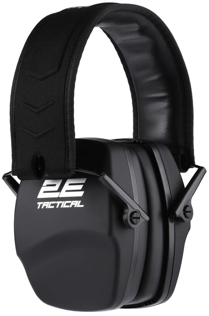 2E Tactical protective earmuffs Defense Black NRR: 25 dB, passive