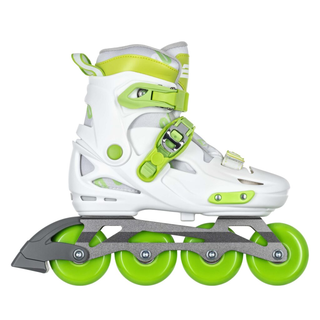 Roller skates 2E Lumi, size 33-36, Green