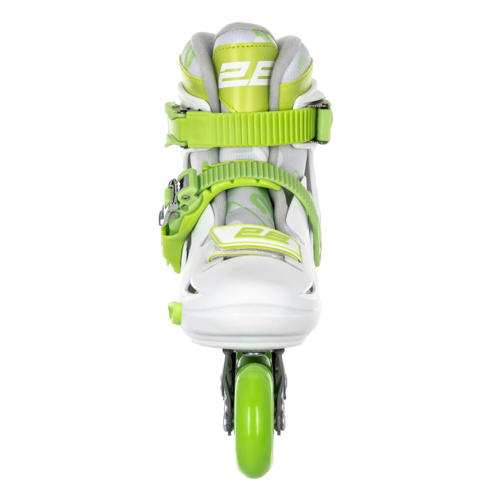 Roller skates 2E Lumi, size 33-36, Green