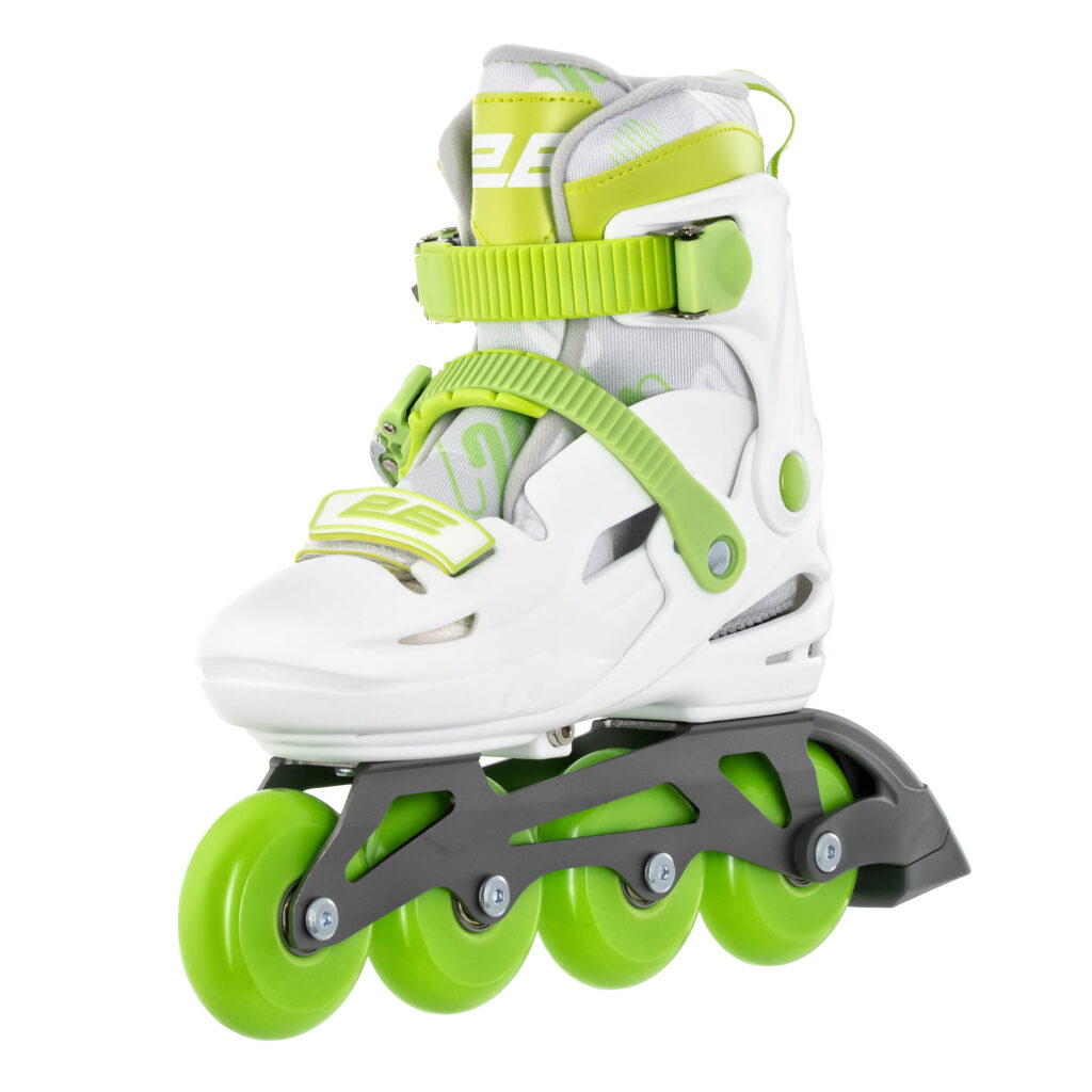 Roller skates 2E Lumi, size 33-36, Green