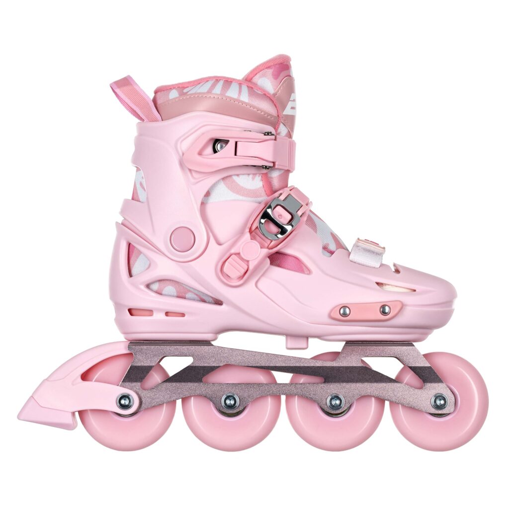 Roller skates 2E Lumi, size 33-36, Pink