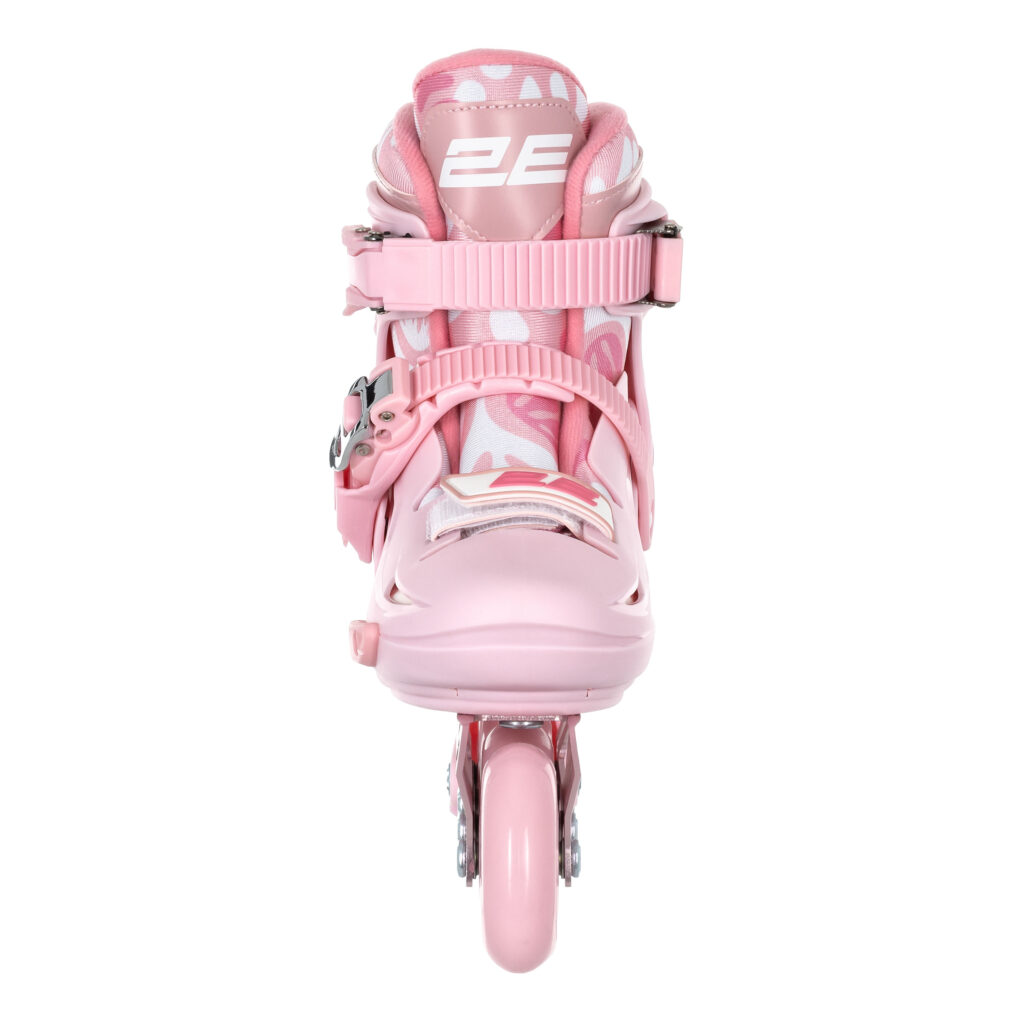 Roller skates 2E Lumi, size 33-36, Pink