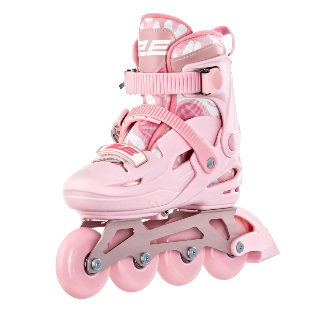 Roller skates 2E Lumi, size 33-36, Pink