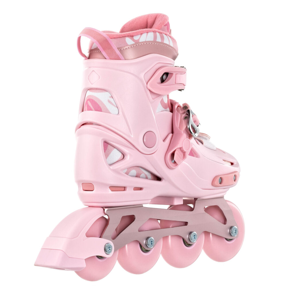 Roller skates 2E Lumi, size 33-36, Pink