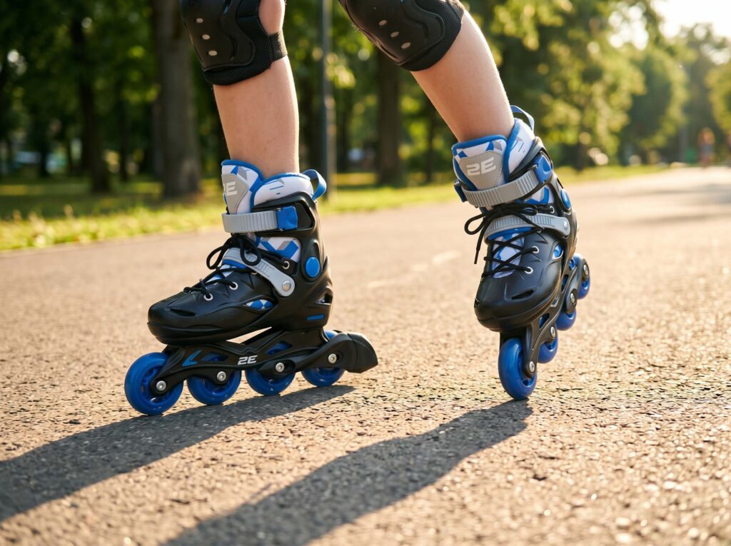 2E Remy Roller Skates, Size 28-31, Blue