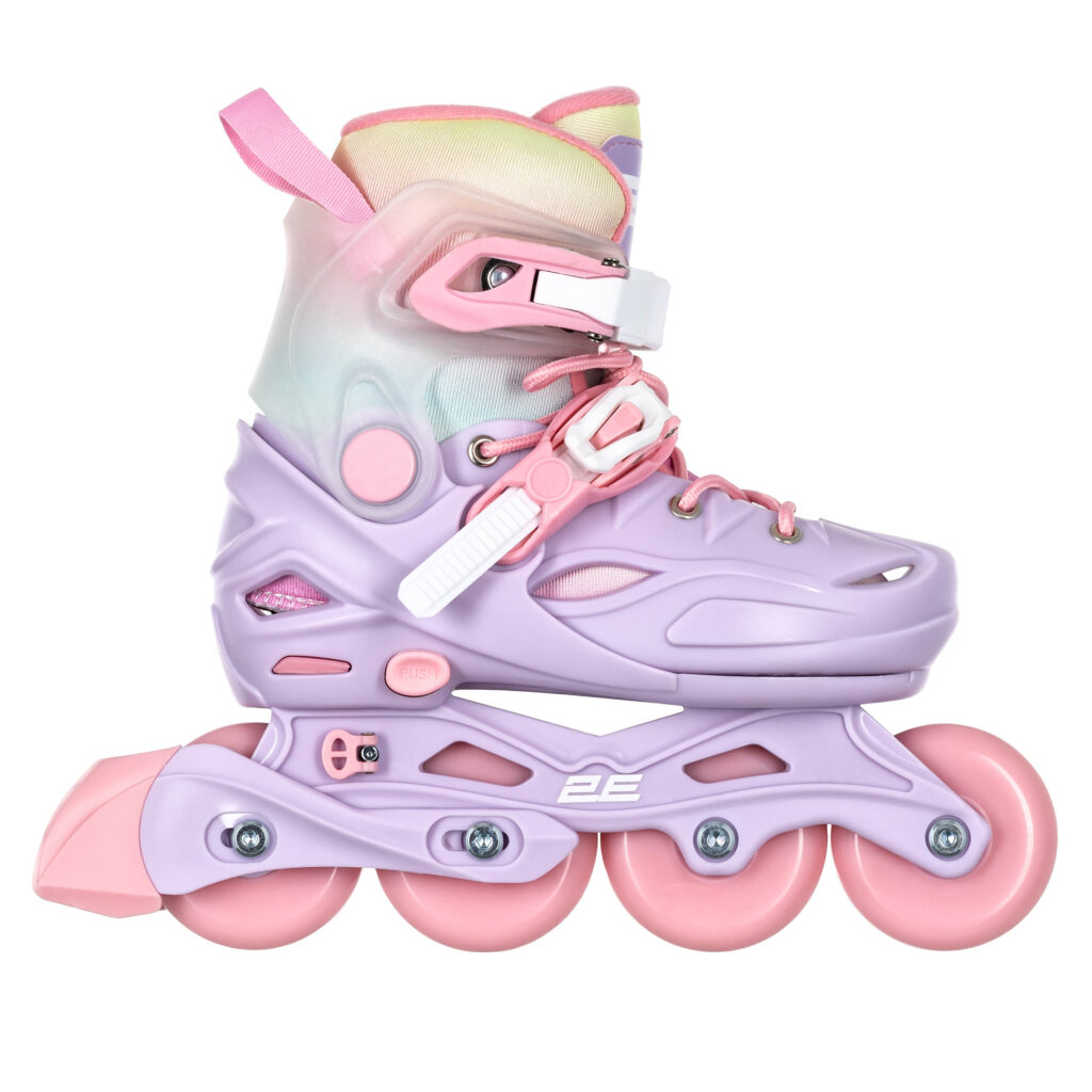 2E Remy Roller Skates, Size 28-31, Purple
