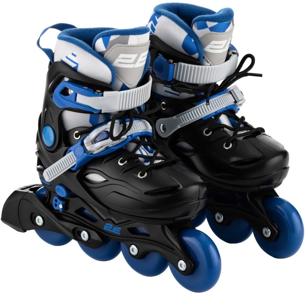 2E Remy roller skates, size 32-35, Blue