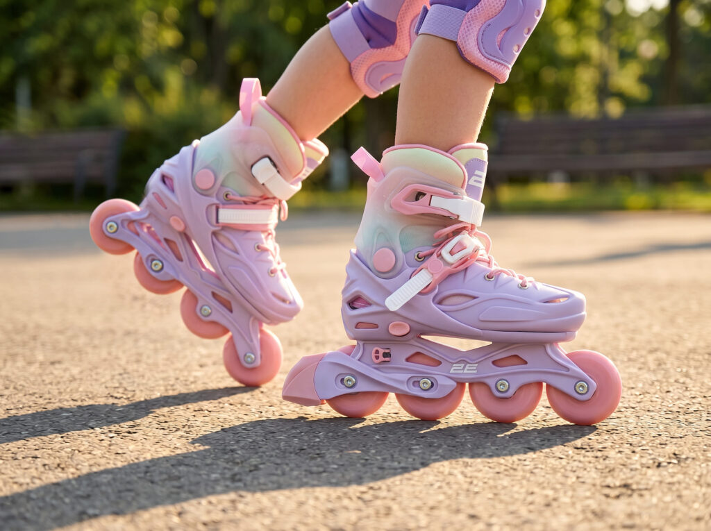 2E Remy Roller Skates, Size 28-31, Purple