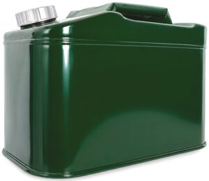 2E Jerry cans vertical 15L metal 0.8mm 2,4 kg green